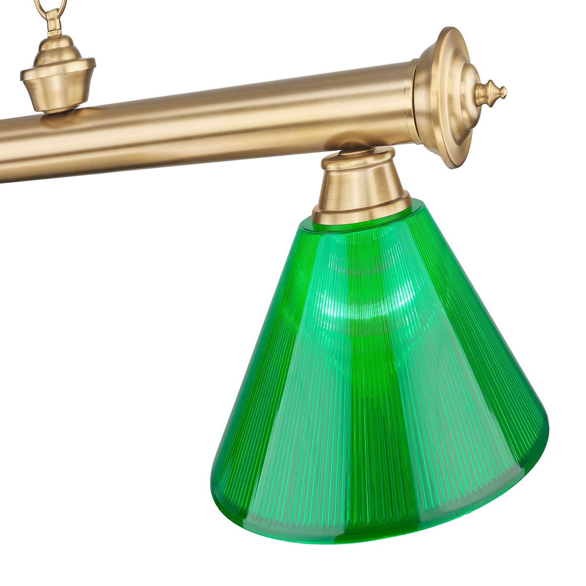 2306-4HBR-ARG – Cordon 4 Light 81″ Billiard – Heritage Brass