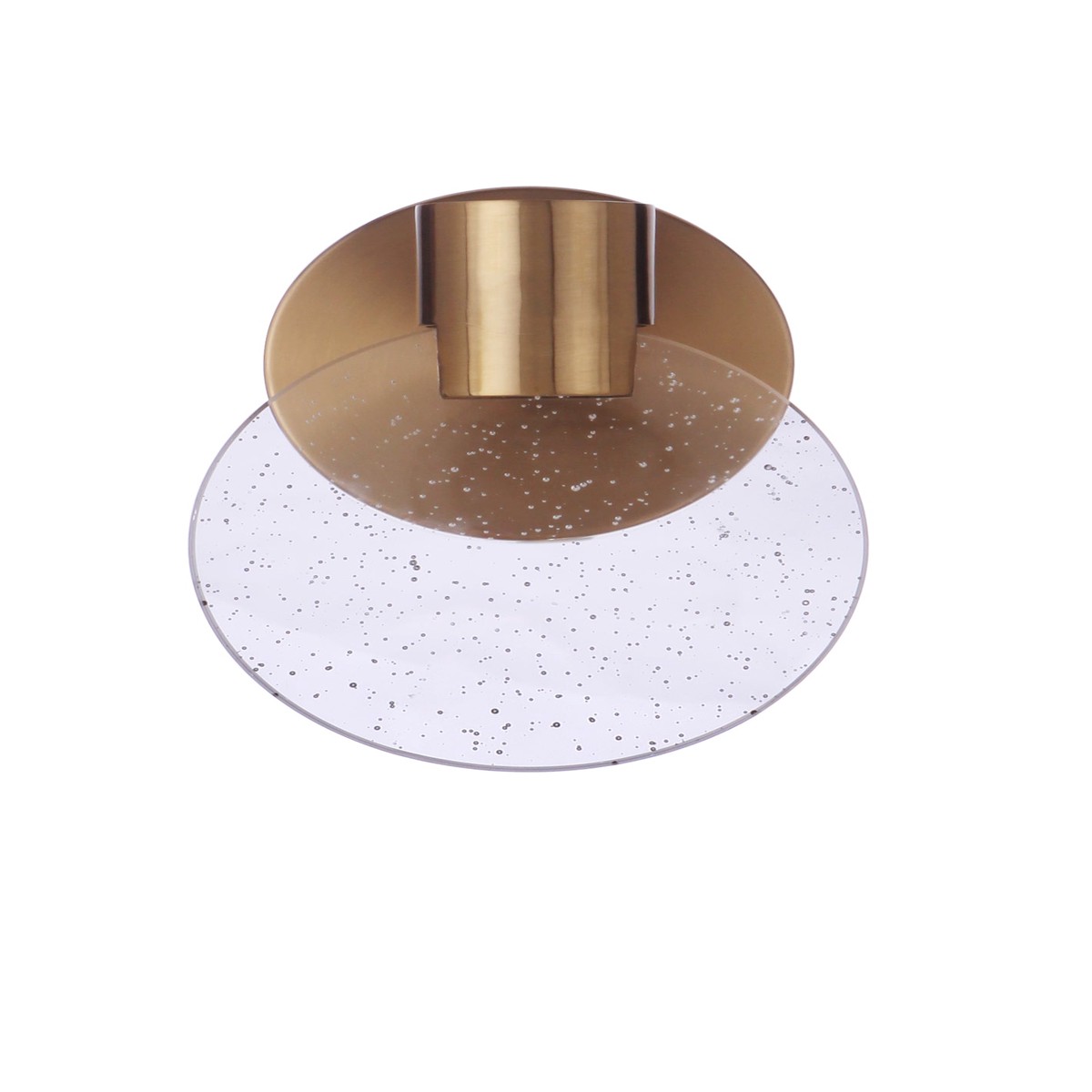 15106SB-LED – Glisten 1 Light 7.25″ High Wall Sconce – Satin Brass