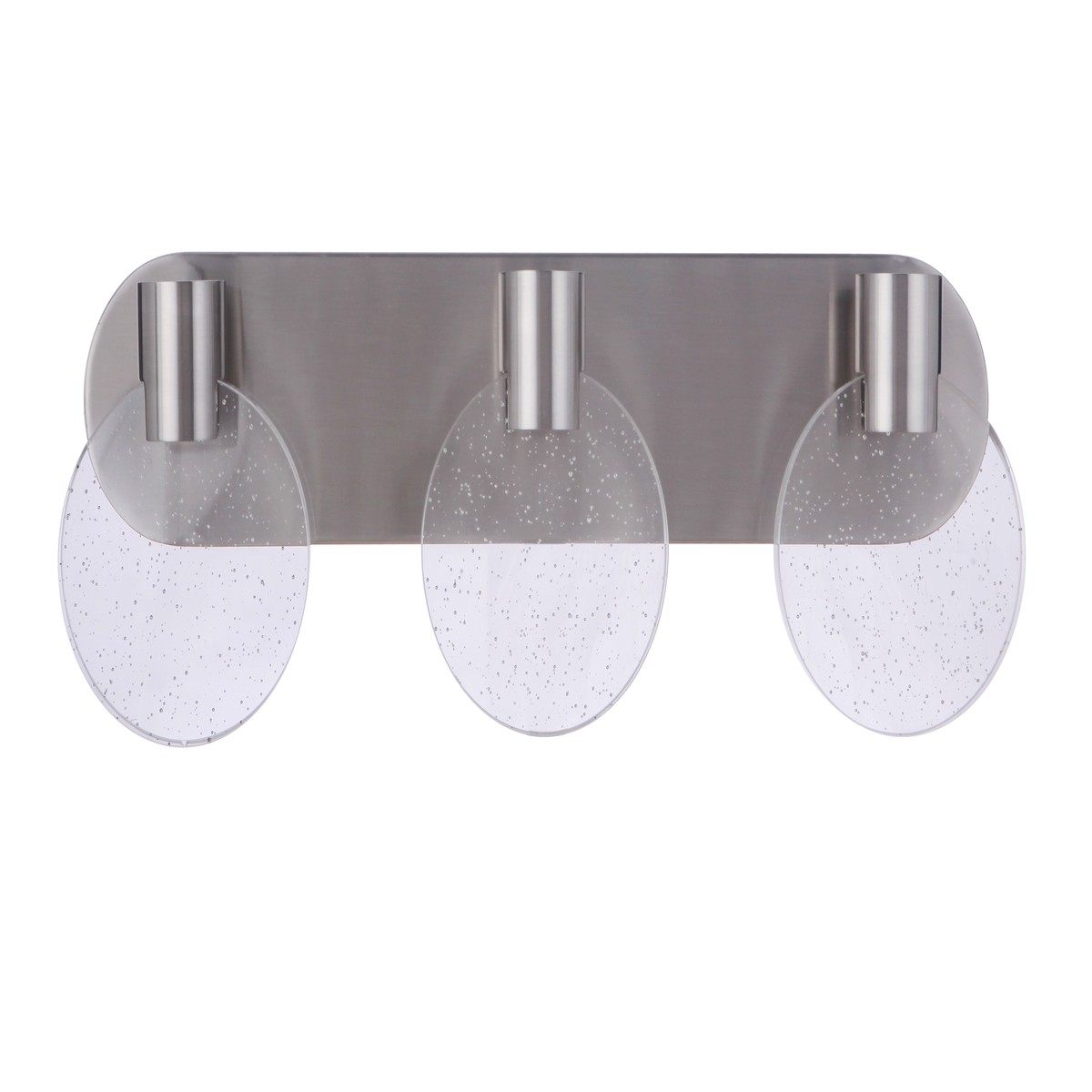 15122BNK-LED – Glisten 3 Light 22″ Wide LED Vanity Light – Brushed Nickel