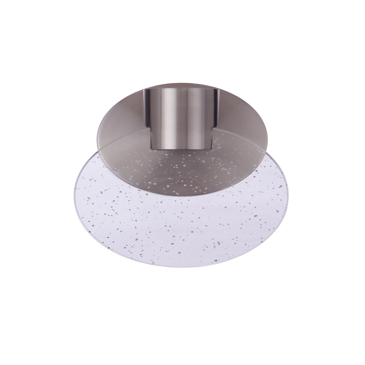 15106BNK-LED – Glisten 1 Light 7.25″ High Wall Sconce – Brushed Nickel