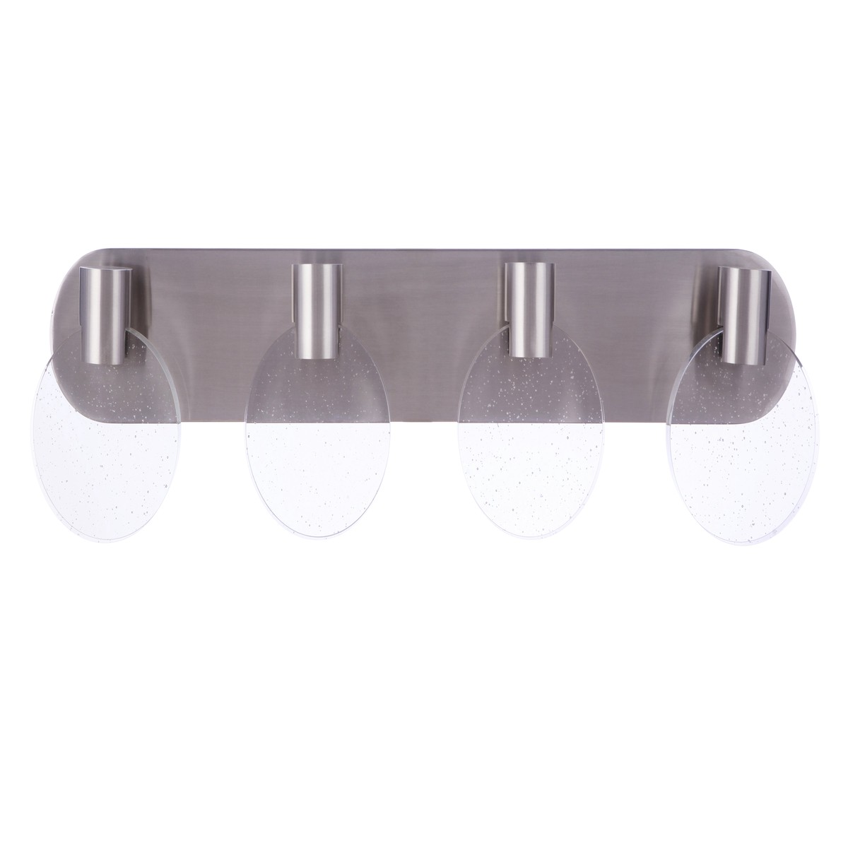 15130BNK-LED – Glisten 4 Light 30″ Wide LED Vanity Light – Brushed Nickel
