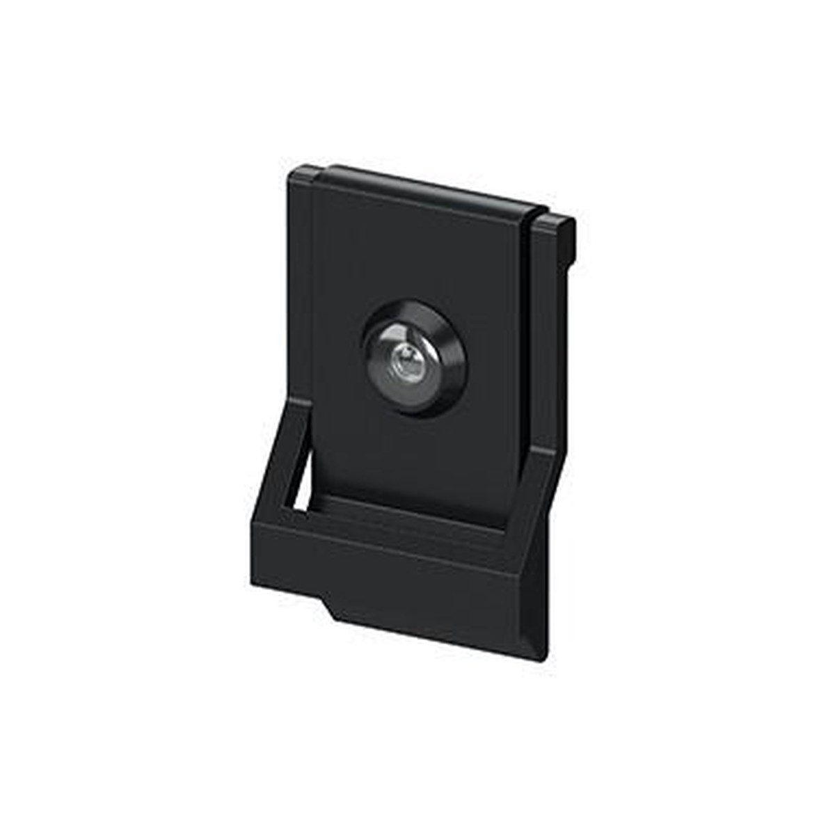 DKMV4 – Solid Brass Modern Door Knocker with Viewer – UL Listed