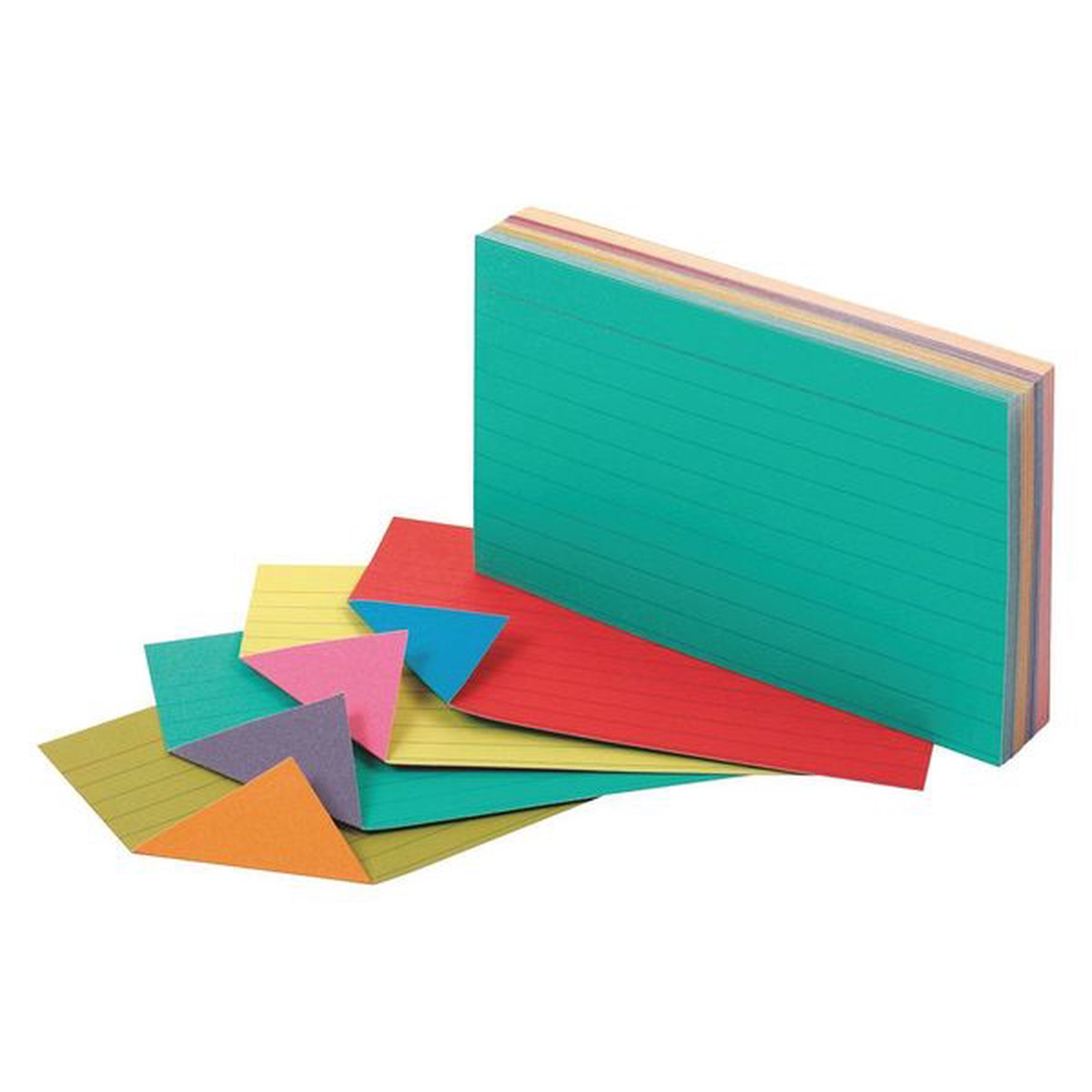 3 x 5″ Assorted Colors Extreme Index Cards, Pk100